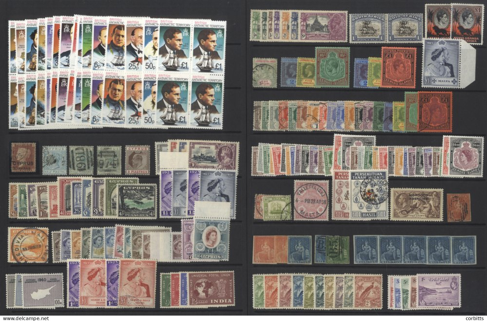 BRITISH COMMONWEALTH Accumulation Neatly Arranged On Hagners, Mostly Comprising Better Singles & Sets. Noted - Australia - Andere & Zonder Classificatie