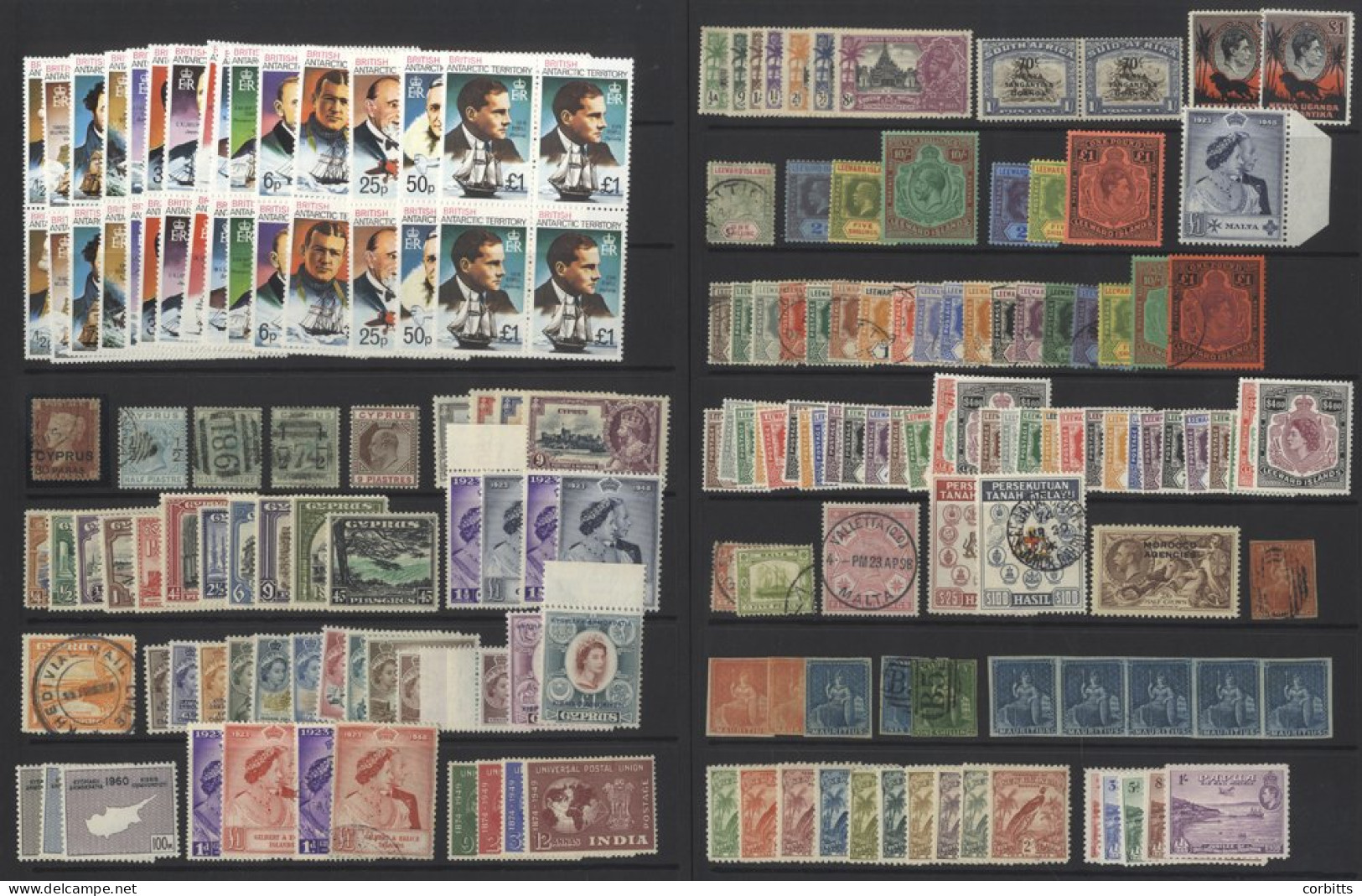 BRITISH COMMONWEALTH Accumulation Neatly Arranged On Hagners, Mostly Comprising Better Singles & Sets. Noted - Australia - Other & Unclassified