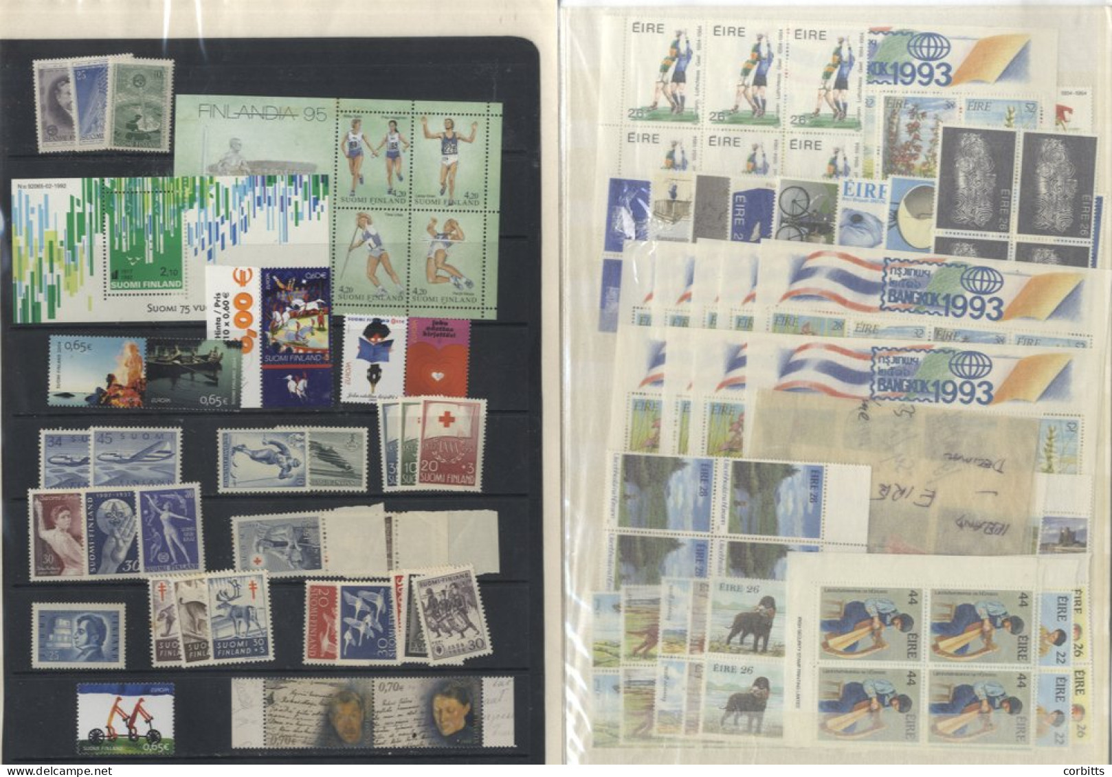 FOREIGN Extensive Modern UM Assortment Of Stamps, Sets, Souvenir Sheets From Cameroun, Costa Rica, Estonia, Finland, Hun - Andere & Zonder Classificatie