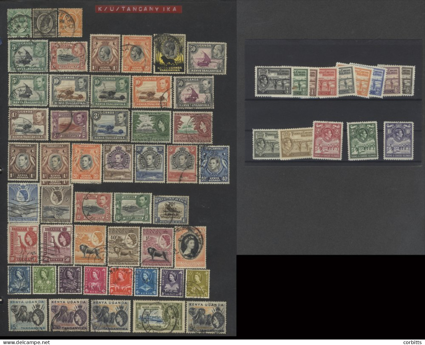 BRITISH COMMONWEALTH M & U Collection In Album, Countries J-Z, Incl. S.W.A; Tonga; Turks & Caicos; Trinidad & Tobago; Za - Other & Unclassified
