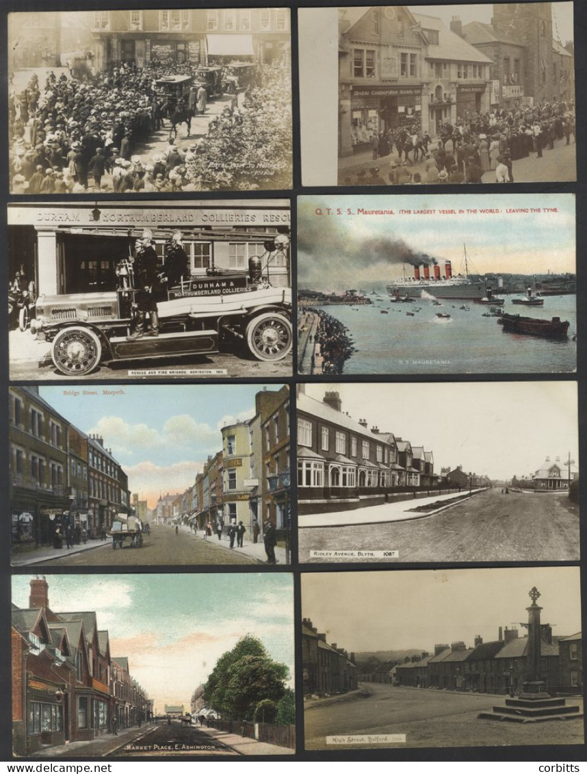 COLLECTION Of Cards (200+) In An Old Album Incl. Romance, Greetings, Good N.E England Incl. Grainger St - Newcastle, Mar - Unclassified