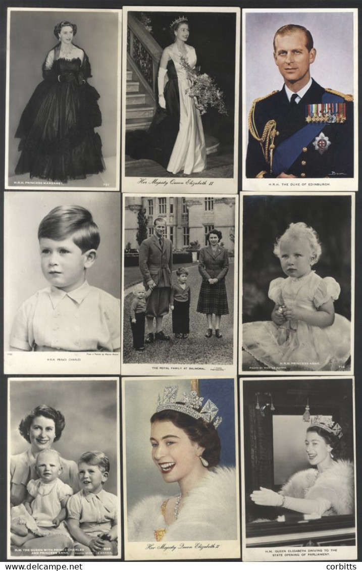 ROYALTY 1953 Coronation Collection Of Cards (56) And Larger Photos (4), All Showing Coronation Procession, Enthroning Of - Sin Clasificación