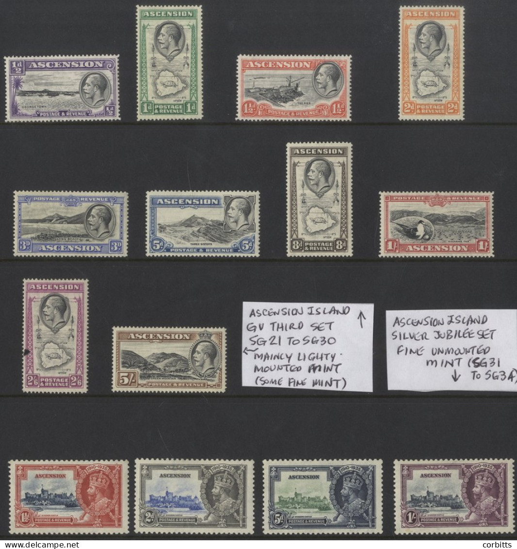 1934 Pictorial Defin Set M & 1935 Jubilee Set UM, SG.21/34. Cat. £175 (14). - Andere & Zonder Classificatie