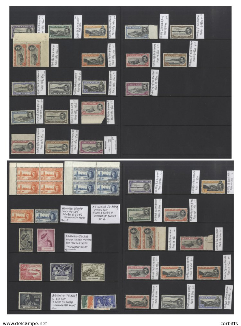 1937-49 KGVI Collection (majority UM) On Hagner Leaves Incl. Good Range Of The Defin Variations, Also Commems Incl. 1948 - Autres & Non Classés