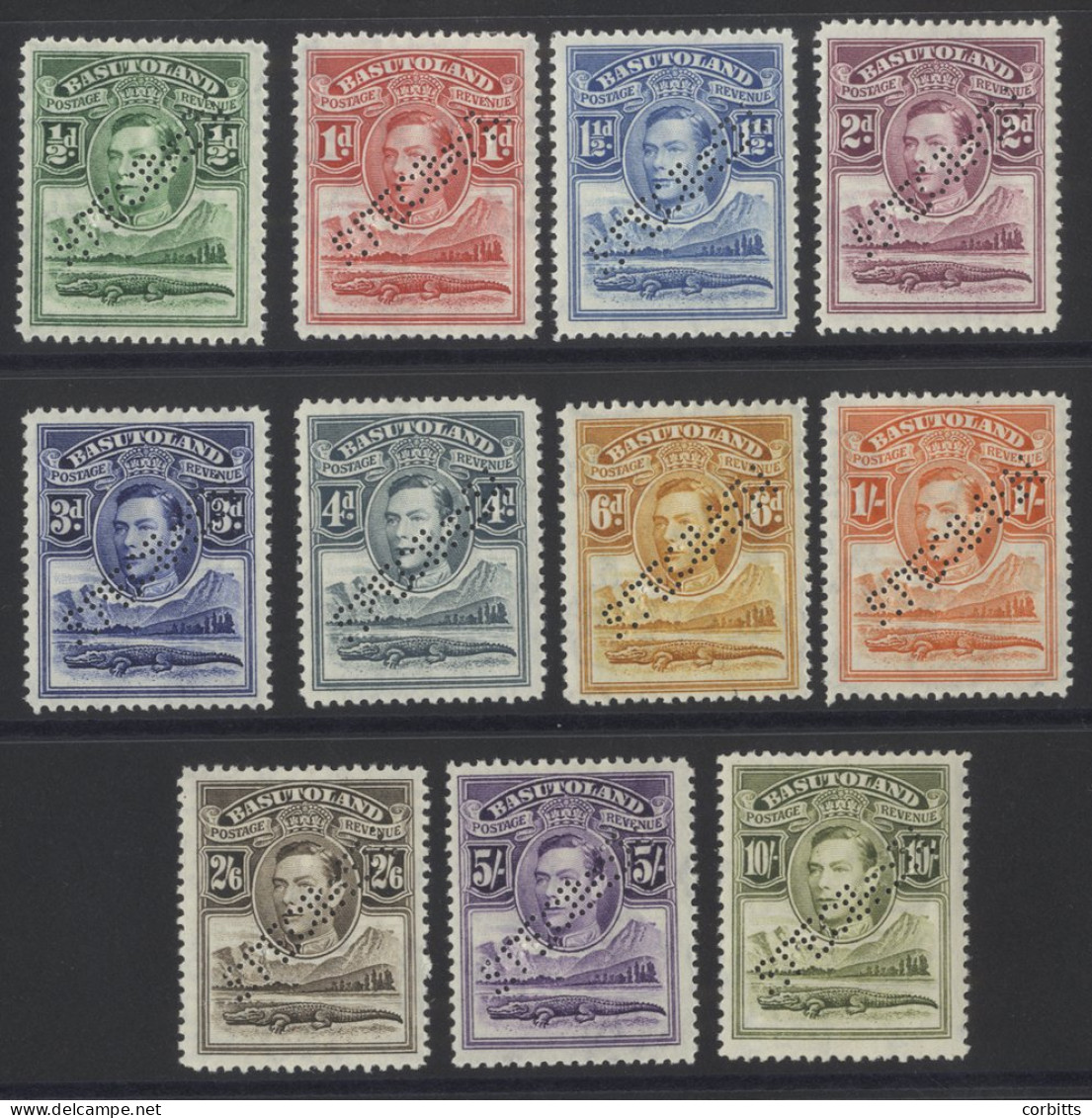 1938 Defin Set, Perf SPECIMEN, Fine O.g, SG.18s/28s, Cat. £375 (11) - Sonstige & Ohne Zuordnung