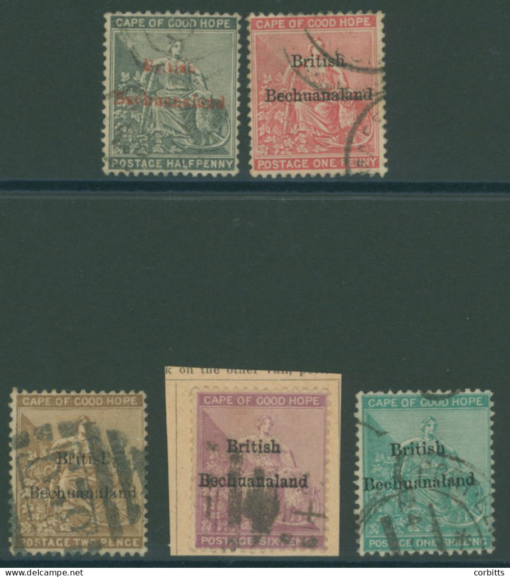 1885 Wmk Anchor Set, Good To FU, SG.4/8. (5) Cat. £279 - Otros & Sin Clasificación