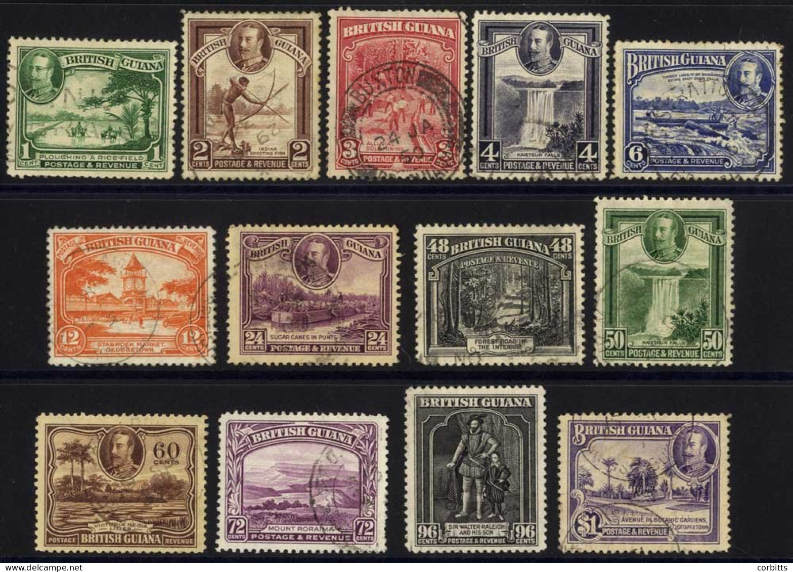 1934 Pictorial Defin Set, FU (odd Perf Fault), SG.288/300, Cat. £180 - Other & Unclassified
