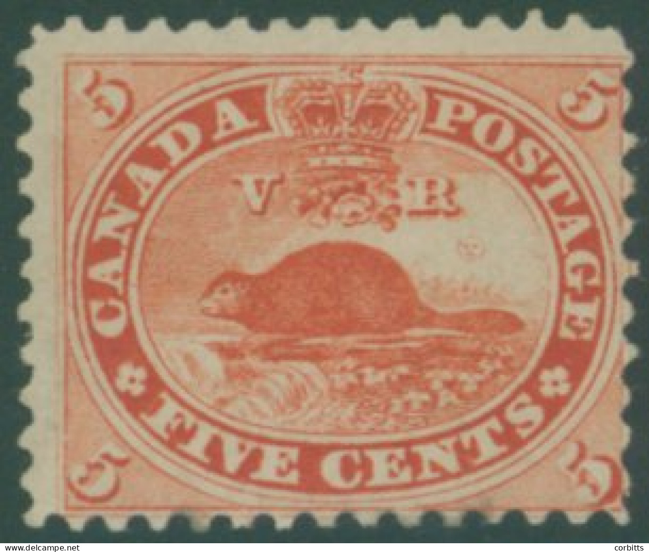 1859 5c Pale Red, M (slight Gum Bend, Centred Low To Right), SG.31, Cat. £450 (1) - Other & Unclassified