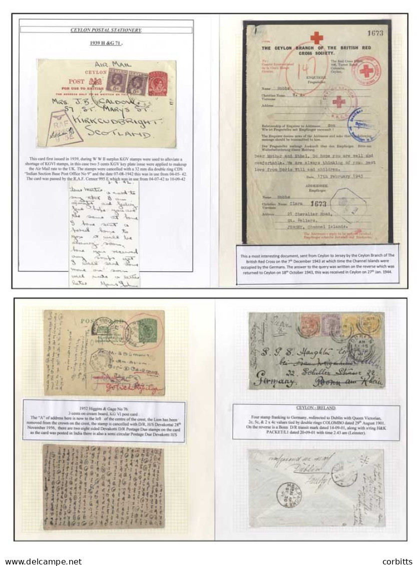 POSTAL STATIONERY/HISTORY QV-QEII Range Of Approx 150 Items Incl. Victorian (57) Incl. Stationery Cards/envelopes/letter - Andere & Zonder Classificatie