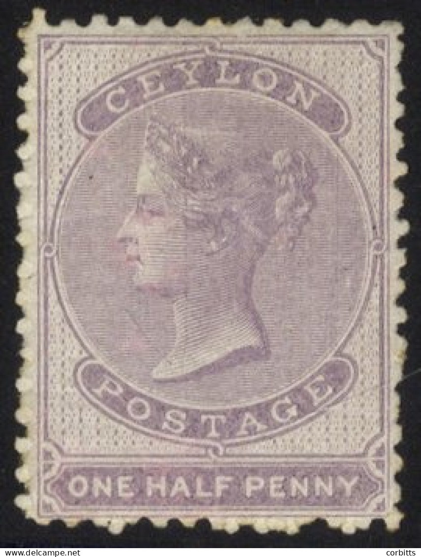 1857-64 P.12½ ½d Dull Mauve On Glazed Paper, Large Part O.g, SG.18. (1) Cat. £225 - Autres & Non Classés