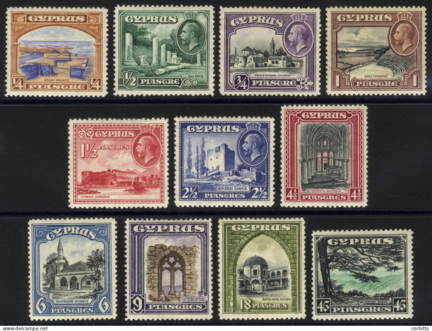 1934 Pictorial Defin Set M, SG.133/143. (11) Cat. £200 - Other & Unclassified