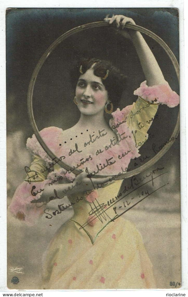 Artiste  Opéra Lina Cavalieri Dans Le Costume De Nedda (Pagliacci - Paillasse) Par Reutlinger - Opéra