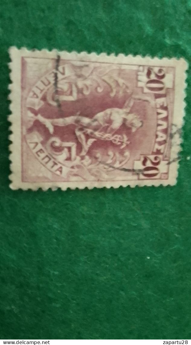 YUNANİSTAN-1900-02   20L      MERÜR   .USED - Gebruikt