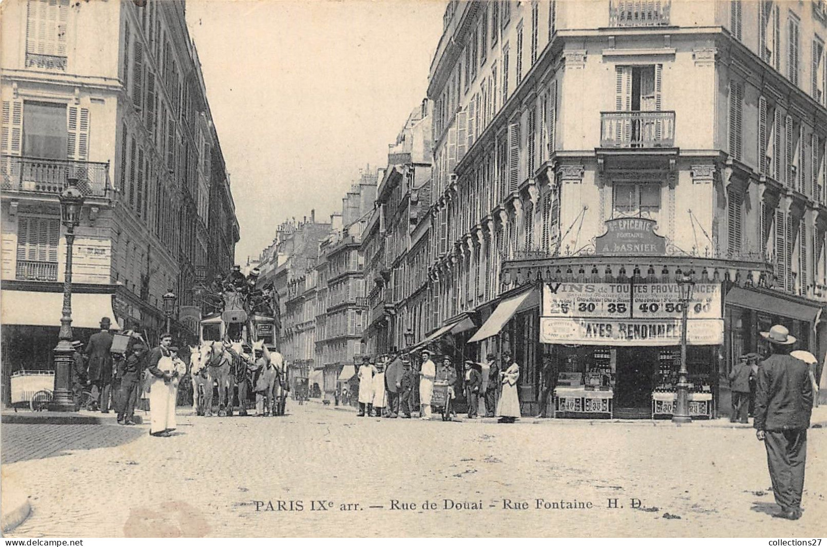 PARIS-75009- RUE DE DOUAI , RUE FAONTAINE - Arrondissement: 09