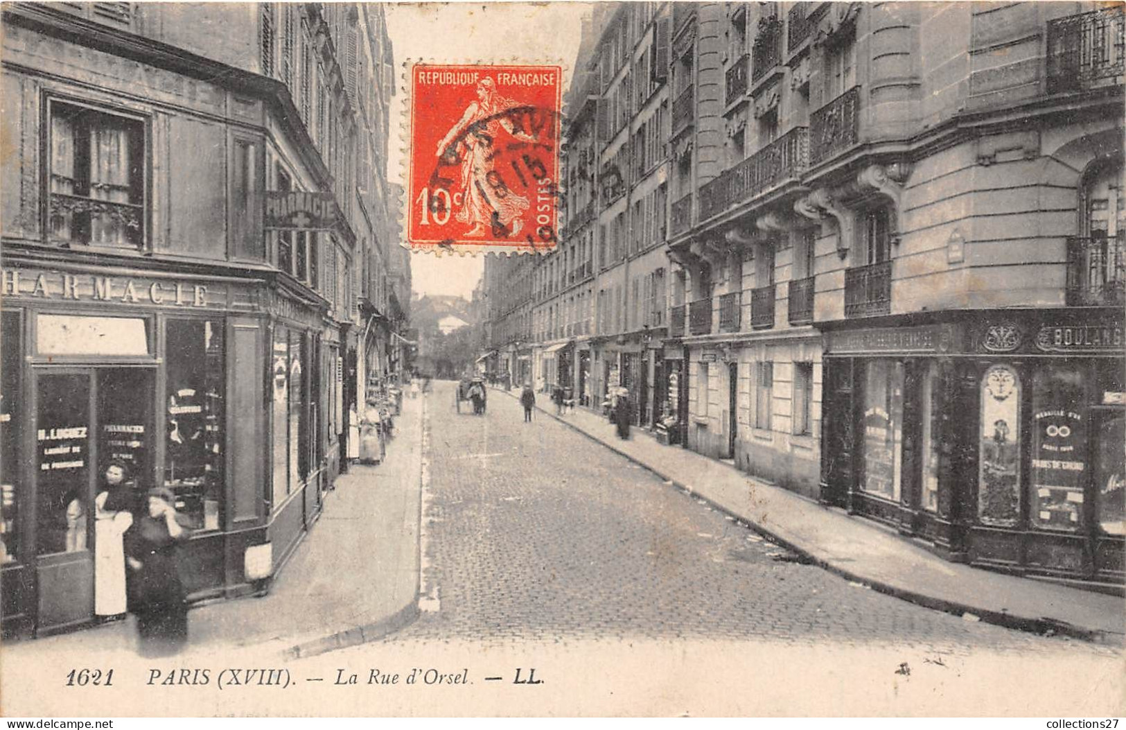 PARIS-75018- LA RUE D'ORSEL - Arrondissement: 18