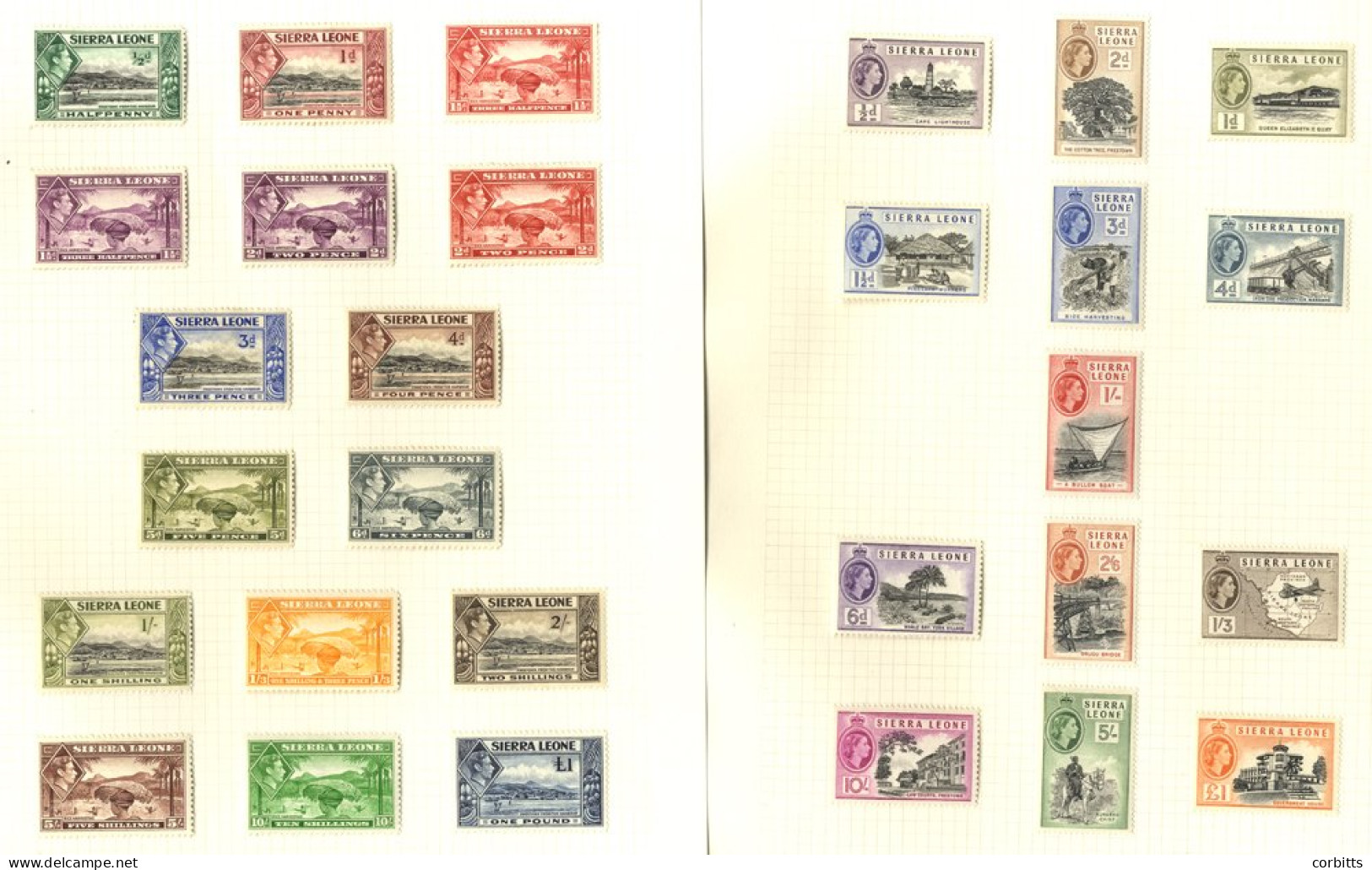 1937-61 Fine M Range Of Sets On Leaves Incl. 1949 UPU, 1938 Defins, 1948 Wedding, 1956 & 1961 Defins. Cat. £274 (59) - Sonstige & Ohne Zuordnung