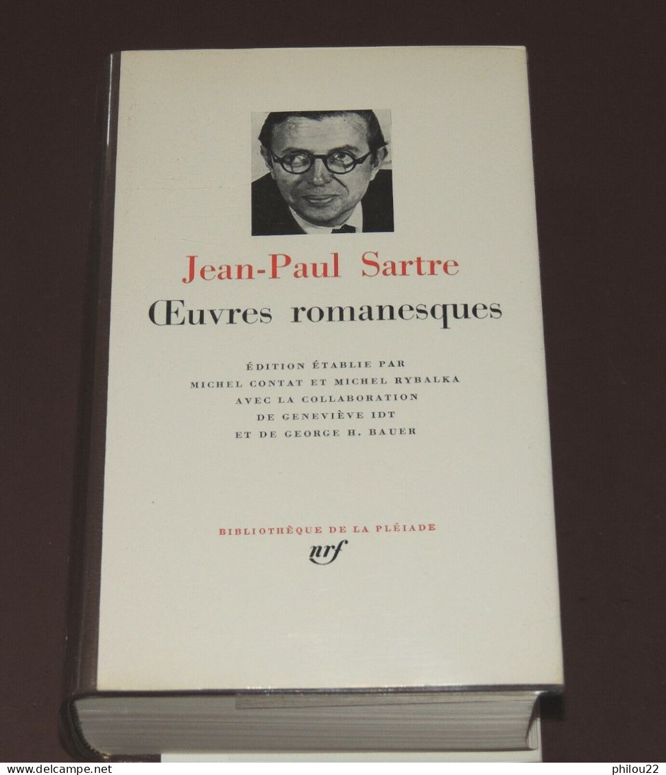 JEAN PAUL SARTRE OEUVRES ROMANESQUES Bibliothèque De La PLÉIADE 1981 - La Pleyade