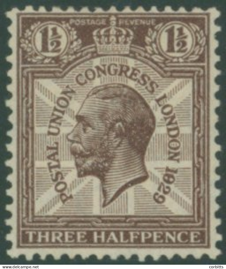 1929 PUC 1½d With '1829 For 1929' Variety, Fine M, Spec.NCom7c. (1) Cat. £451 - Autres & Non Classés