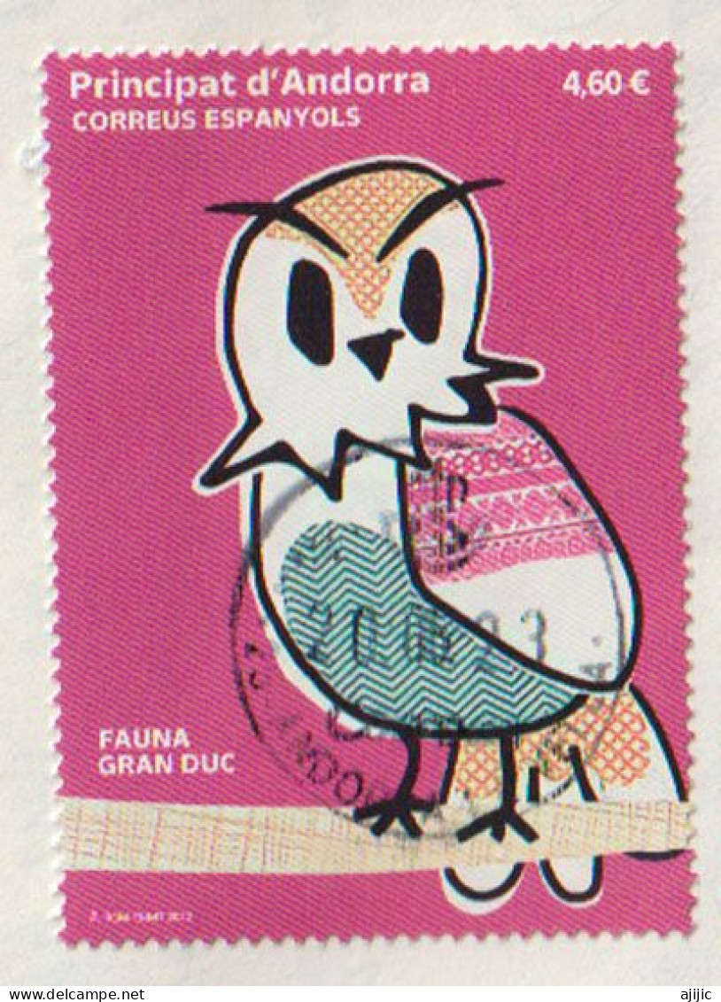 2022. Hibou Grand-duc D'Europe,  Oblitéré 1 ère Qualité (Haute Valeur Faciale) - Used Stamps