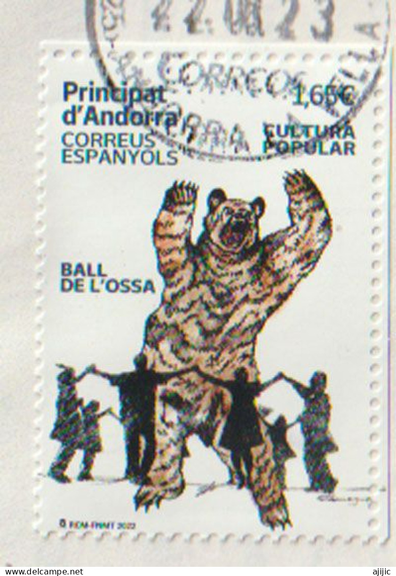 2022. Ball De L'Ossa (La Danse De L'ours D'Encamp) Spectacle Populaire De Théâtre Et De Danse.Oblitéré 1 ère Qualité - Used Stamps