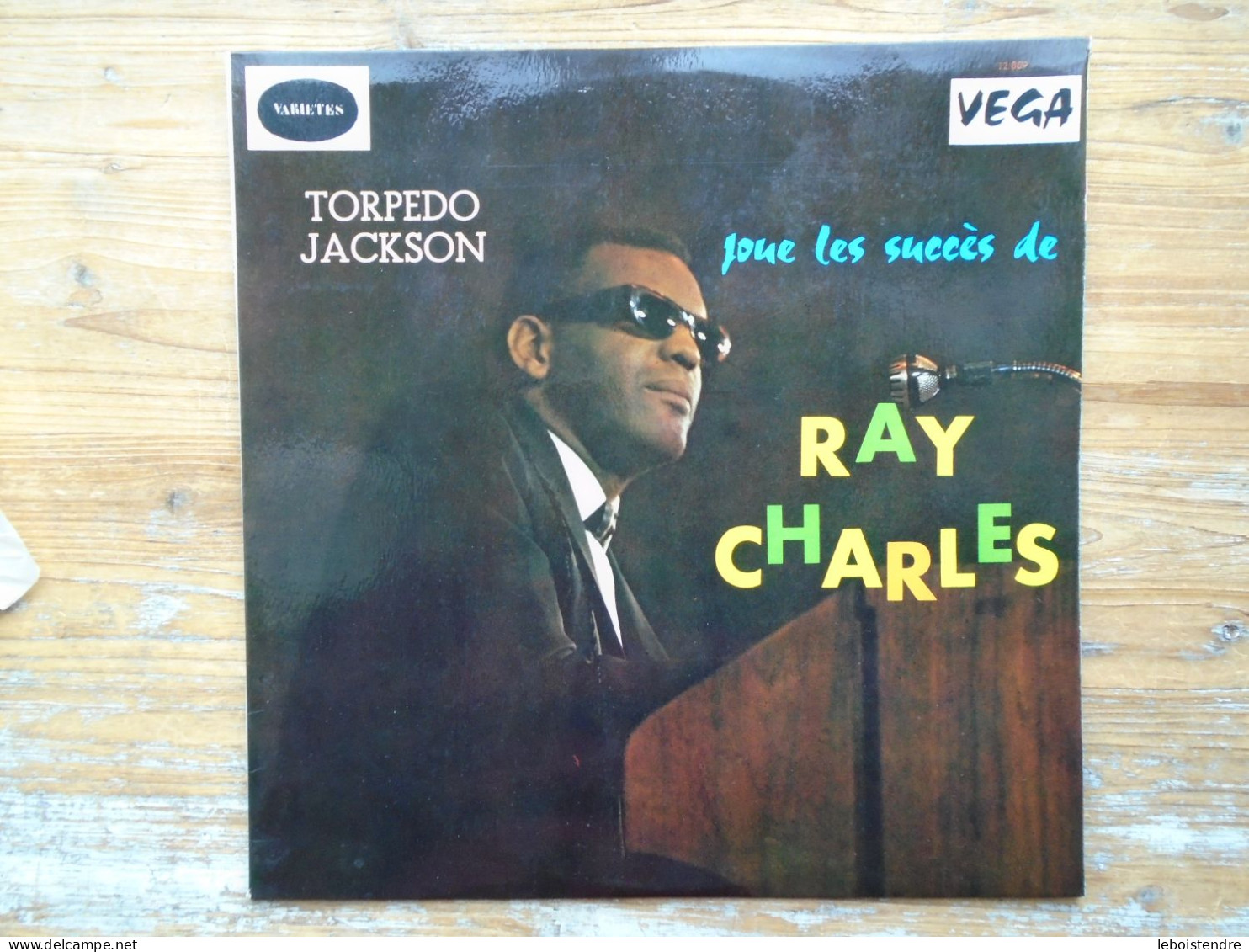 33 T LP VINYLE TORPEDO JACKSON JOUE LES SUCCES DE RAY CHARLES 12009 BIEM VEGA MADE IN FRANCE - Jazz