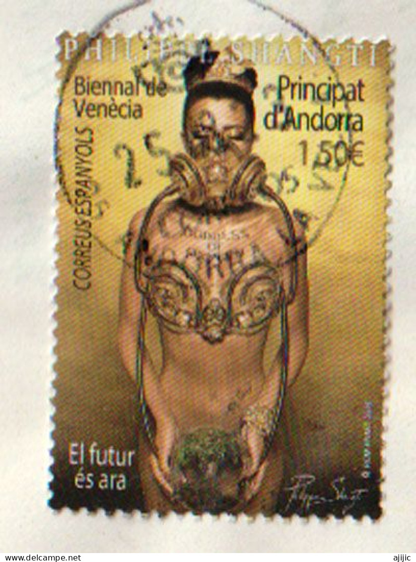 Andorra - Biennal D'art De Venècia. Pavillon D'Andorra.(Le Futur C'est Maintenant) Oblitéré 1 ère Qualité,haute Faciale - Used Stamps