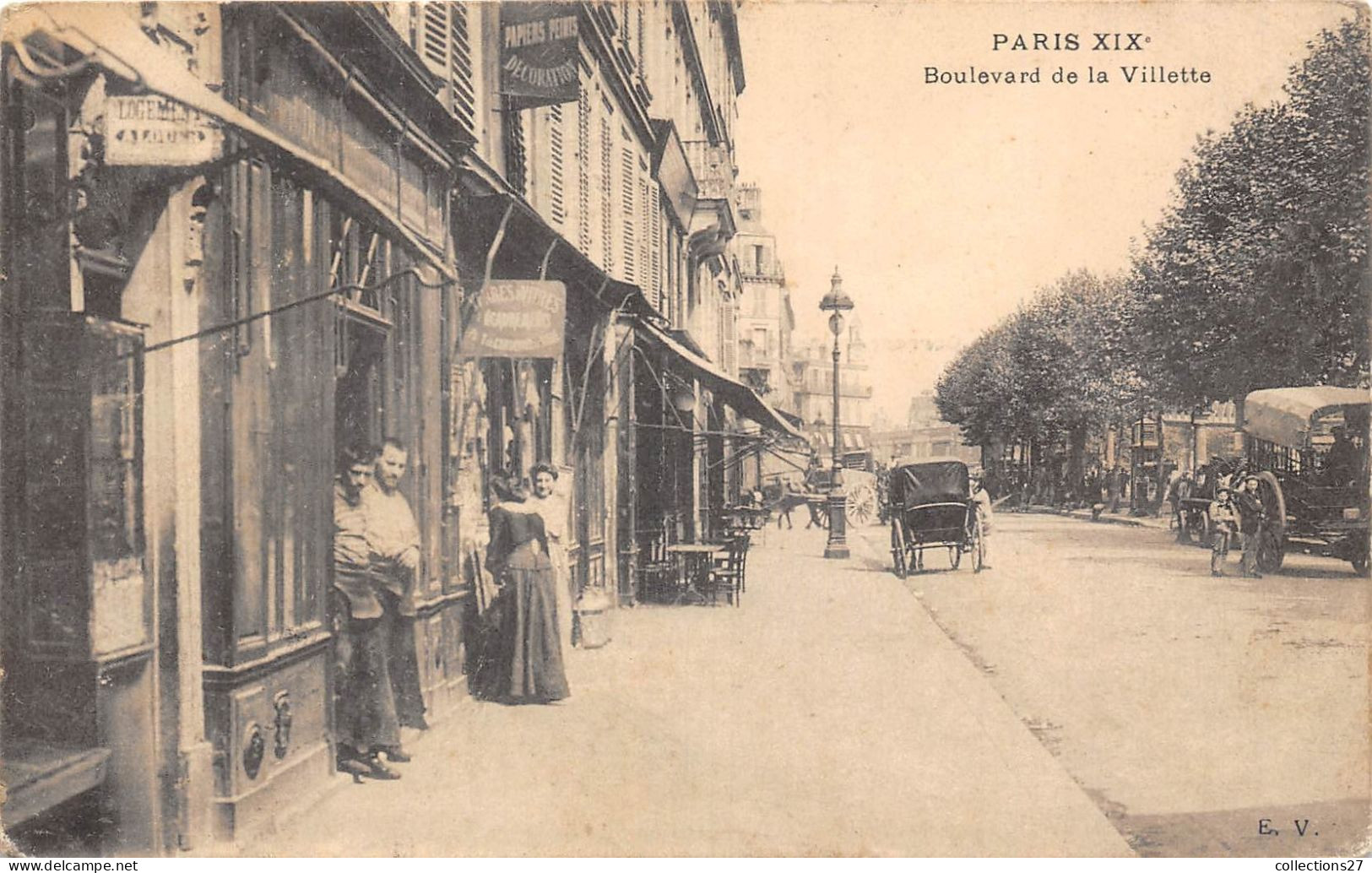 PARIS-75019- BOULEVARD DE LA VILLETTE - Arrondissement: 19