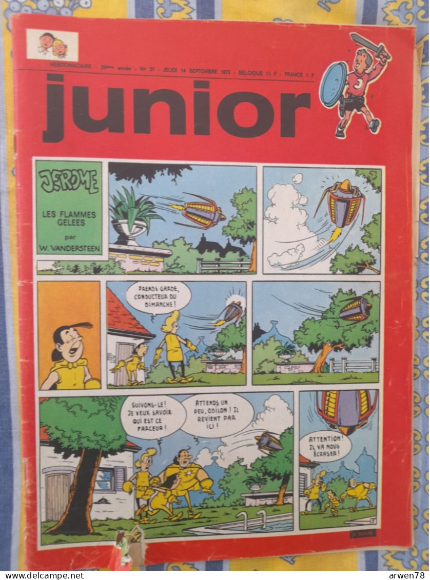 Chez Nous Junior Septembre 1972 Modeste Et Pompon Chick Bill Caricature Philippe Noiret Poster Korrigan Etc ... - CANAL BD Magazine