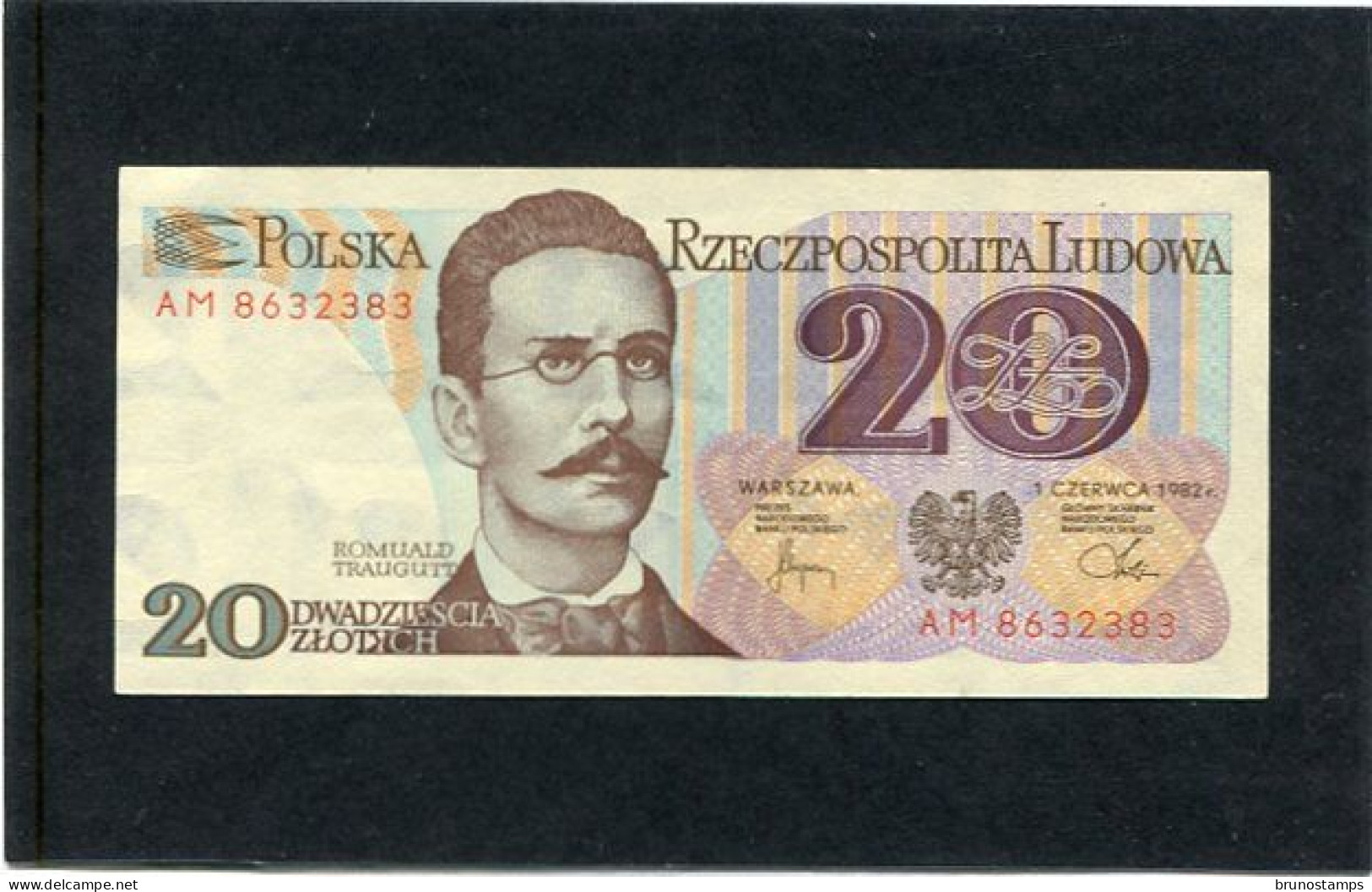 POLAND - 20  ZLOTYCH   BANKNOTE - Pologne