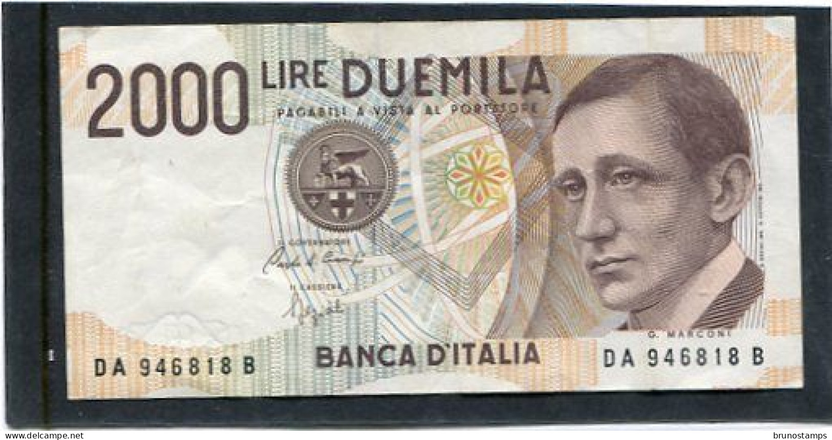 ITALY/ITALIA - 2000  LIRE   MARCONI  BANKNOTE - 1000 Liras