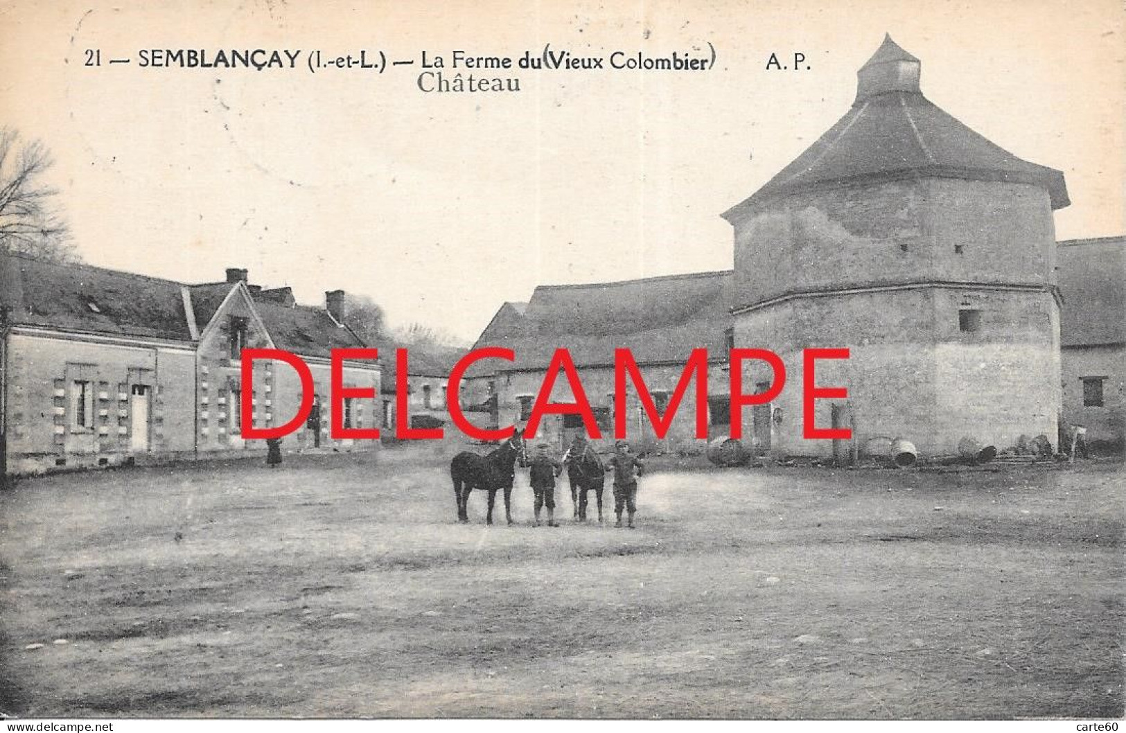 SEMBLAMCAY - LA FERME DU VIEUX COLOMBIER - CHATEAU - Semblançay