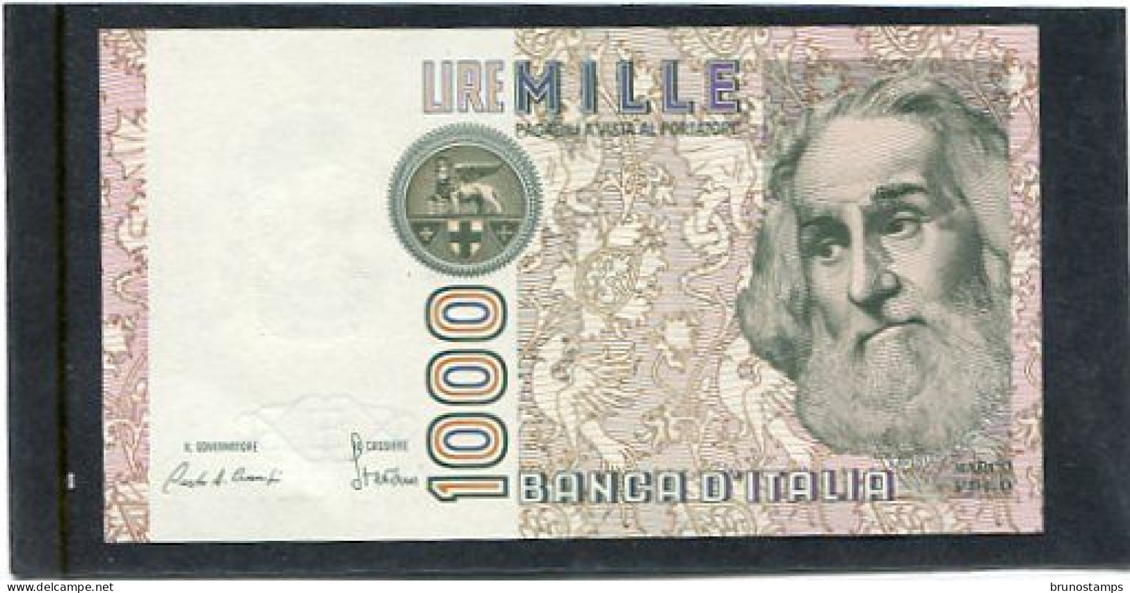 ITALY/ITALIA - 1000  LIRE   MARCO POLO  BANKNOTE - 1000 Lire