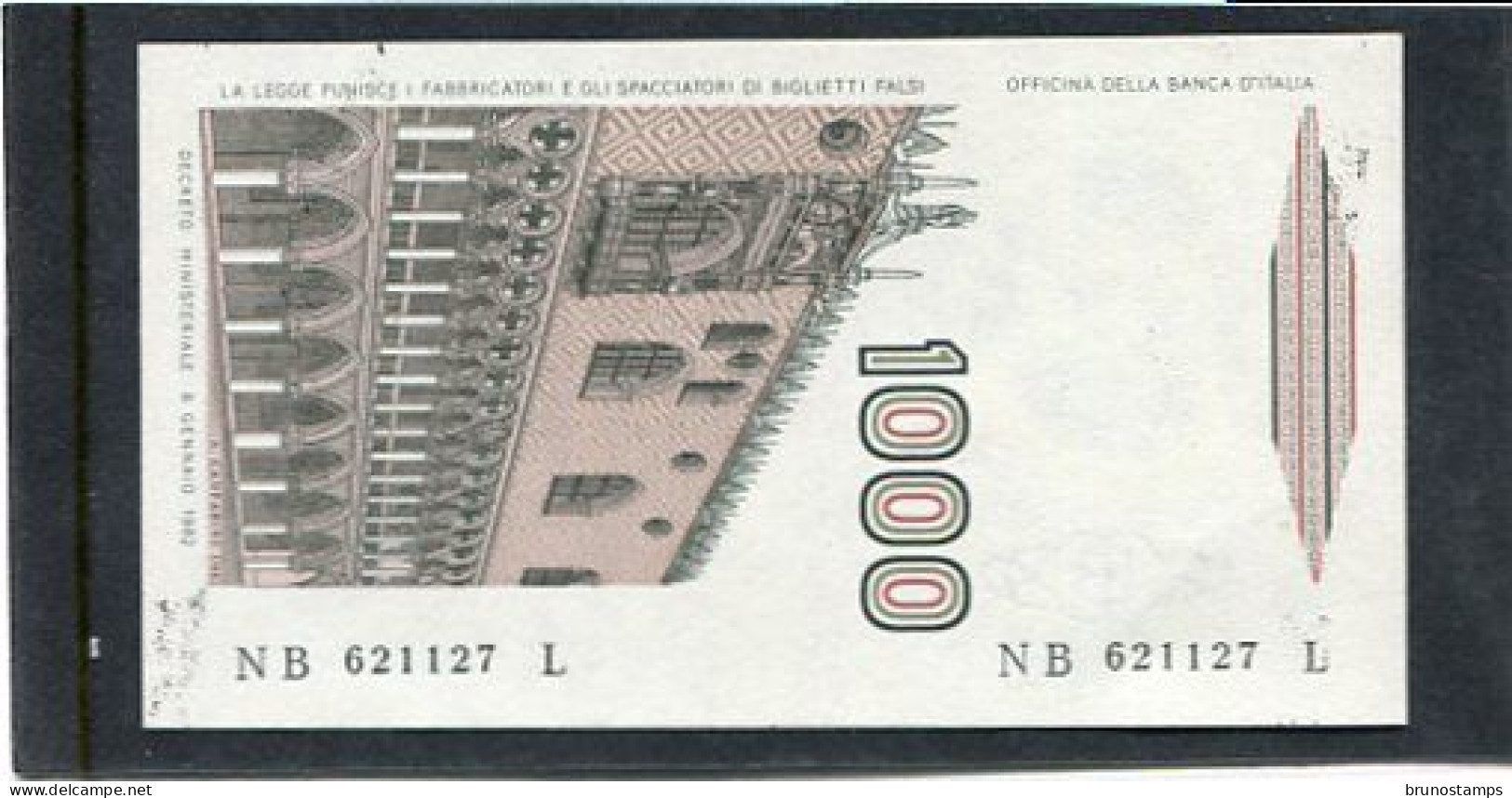 ITALY/ITALIA - 1000  LIRE   MARCO POLO  BANKNOTE - 1000 Lire