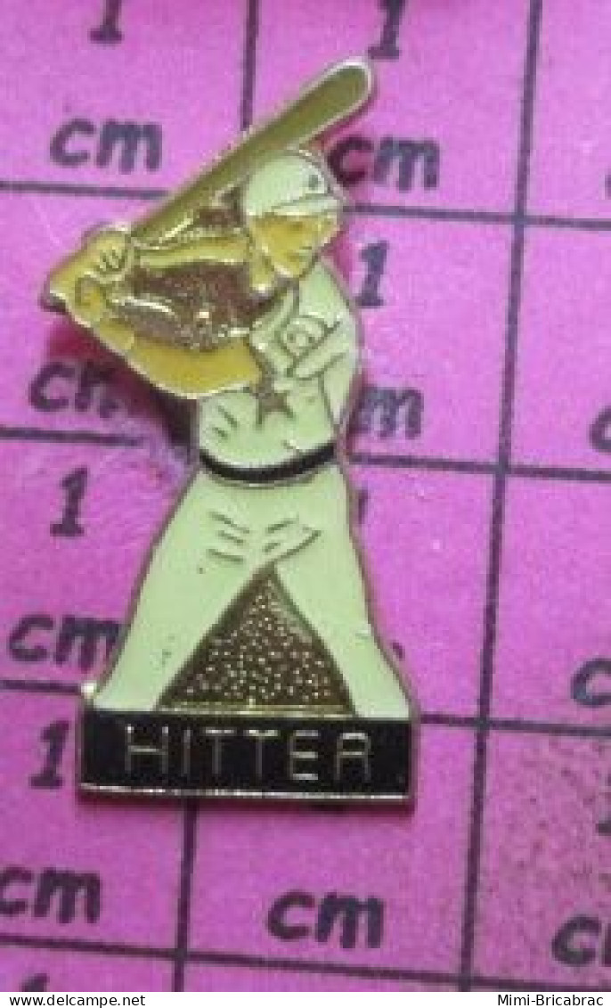 512C  Pin's Pins / Beau Et Rare / SPORTS / BASEBALL JOUEUR ADOLF HITTER - Baseball