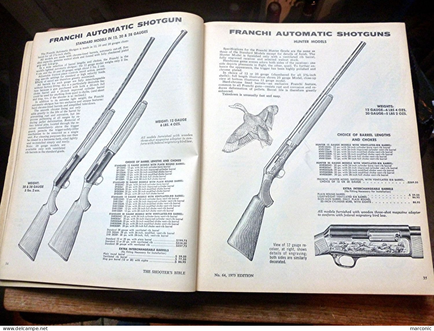 SHOOTER'S BIBLE - BIBLE DU TIREUR - N° 64 - Edition 1973 - Follett Publishing Company - Chicago - USA - - Jacht/vissen