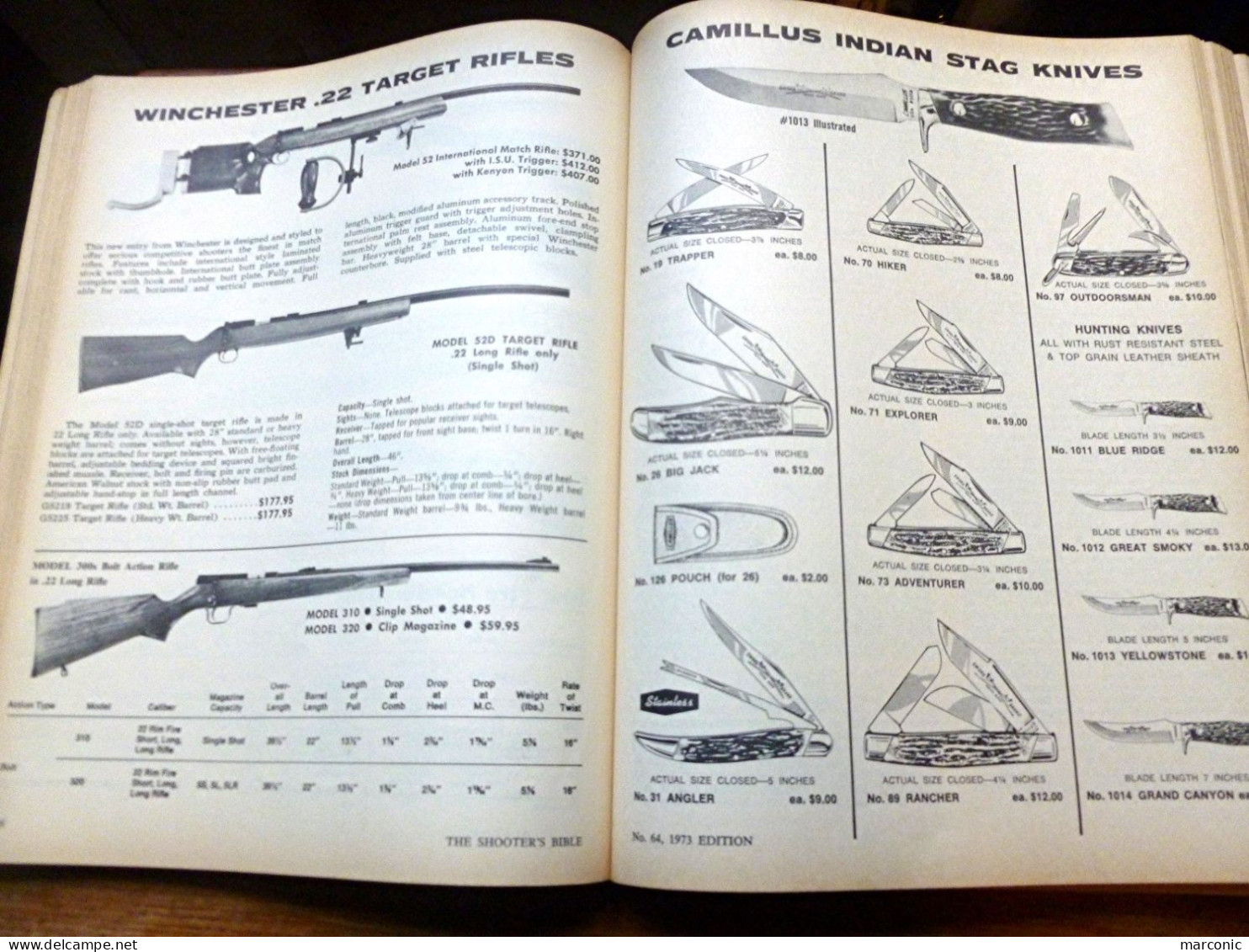 SHOOTER'S BIBLE - BIBLE DU TIREUR - N° 64 - Edition 1973 - Follett Publishing Company - Chicago - USA - - Jacht/vissen