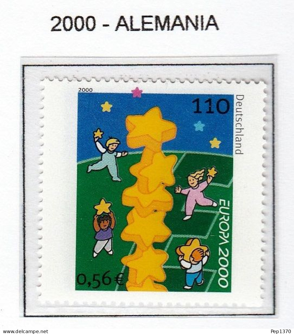 ALEMANIA 2000 - GERMANY - TEMA EUROPA - 1 SELLO** - 2000