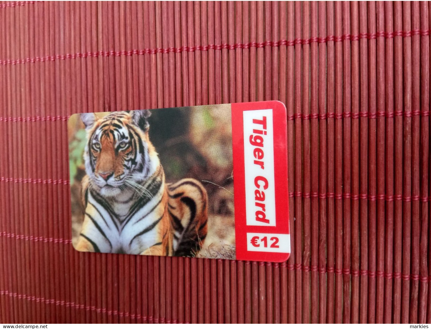 Tigerr Prepaidcard Used Rare - Dschungel