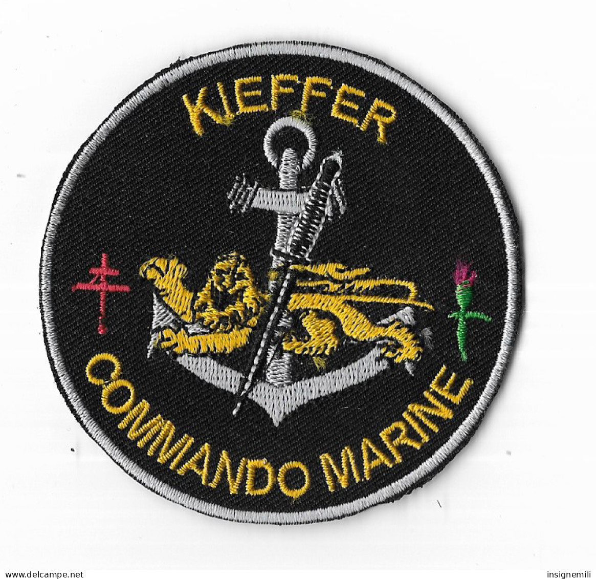 ECUSSON TISSU COMMANDO MARINE KIEFFER - Ecussons Tissu