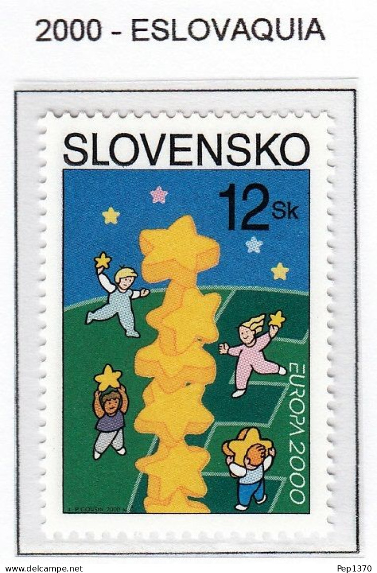 ESLOVAQUIA 2000 - SLOVENSKO - TEMA EUROPA - 1 SELLO** - 2000