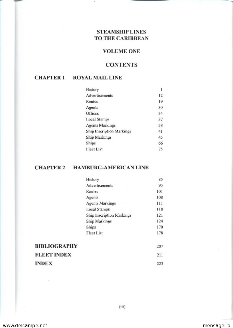 (LIV) - STEAMSHIP LINES TO THE CARIBBEAN VOL 1 - MICHAEL R. REGO - 2005 - Ship Mail And Maritime History