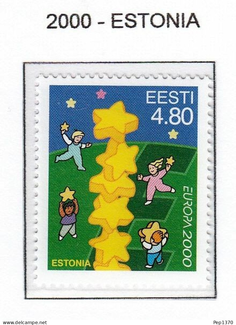 ESTONIA 2000 - EESTI - TEMA EUROPA - 1 SELLO** - 2000