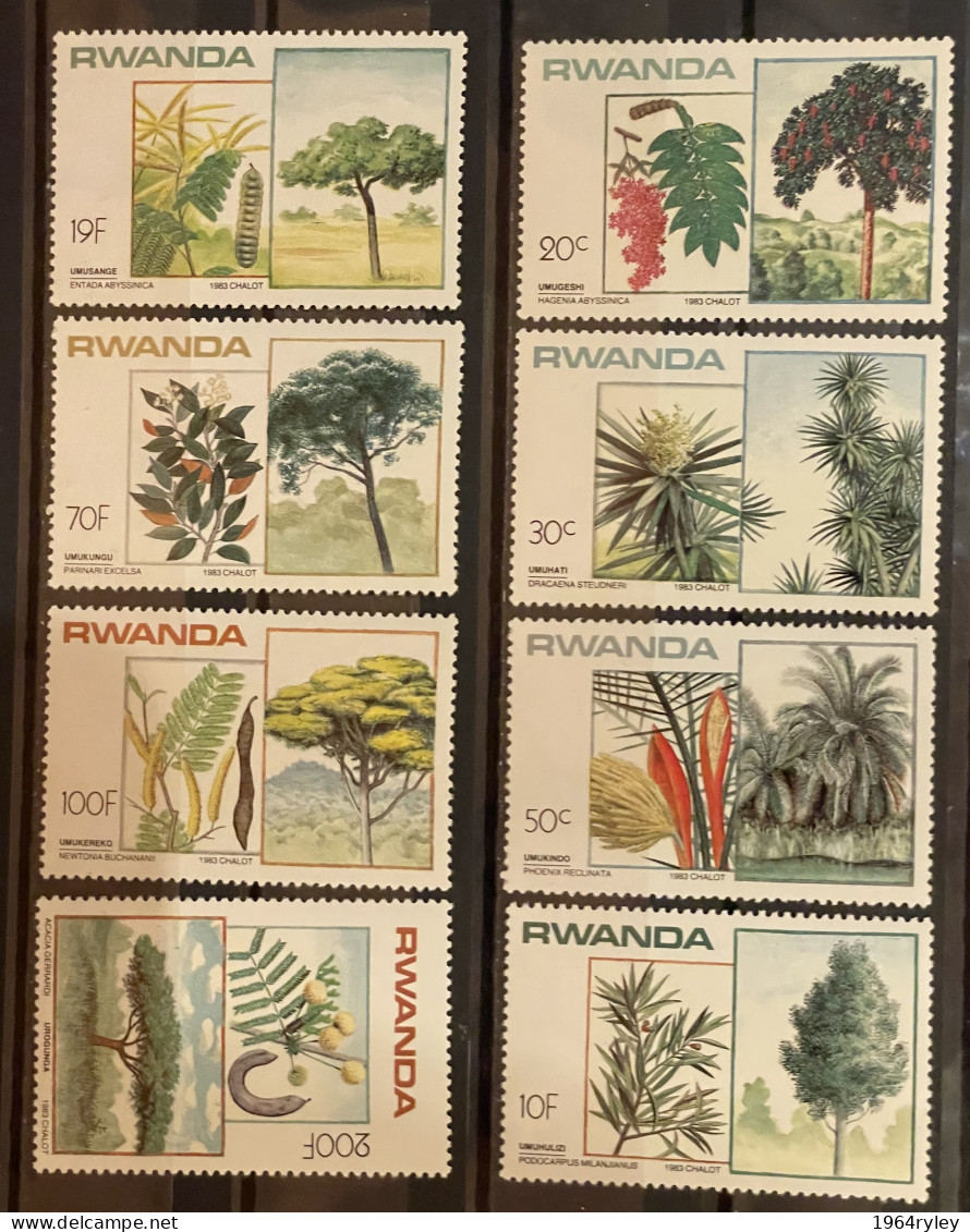 RWANDA - MNG - 1984  # 1125/1132 - Unused Stamps