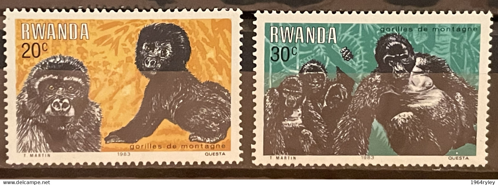 RWANDA - MNH** - 1983  # 1118/1119 - Ongebruikt
