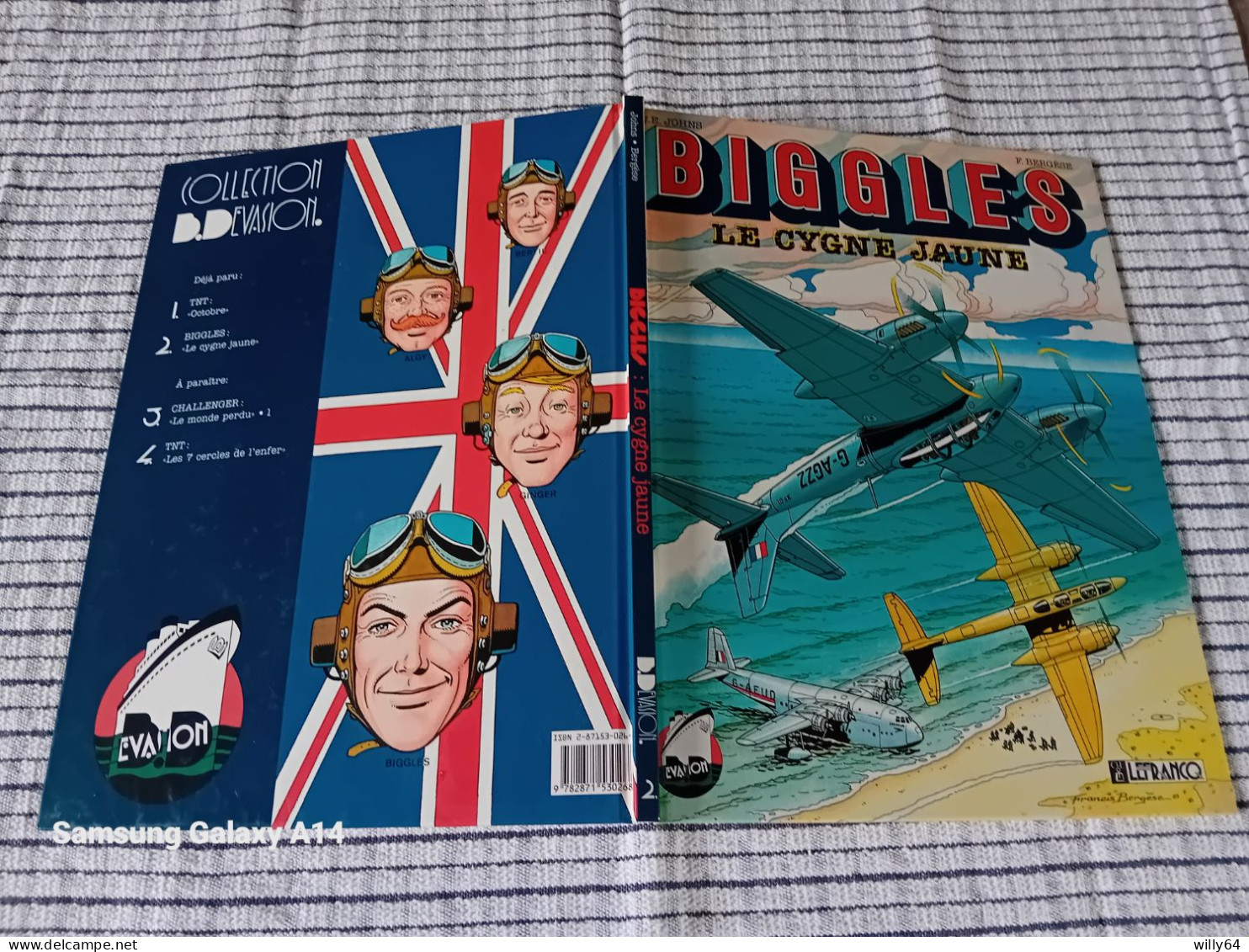 BIGGLES   " Le Cygne Jaune "      EO 1990  T2    Comme Neuve - Biggles