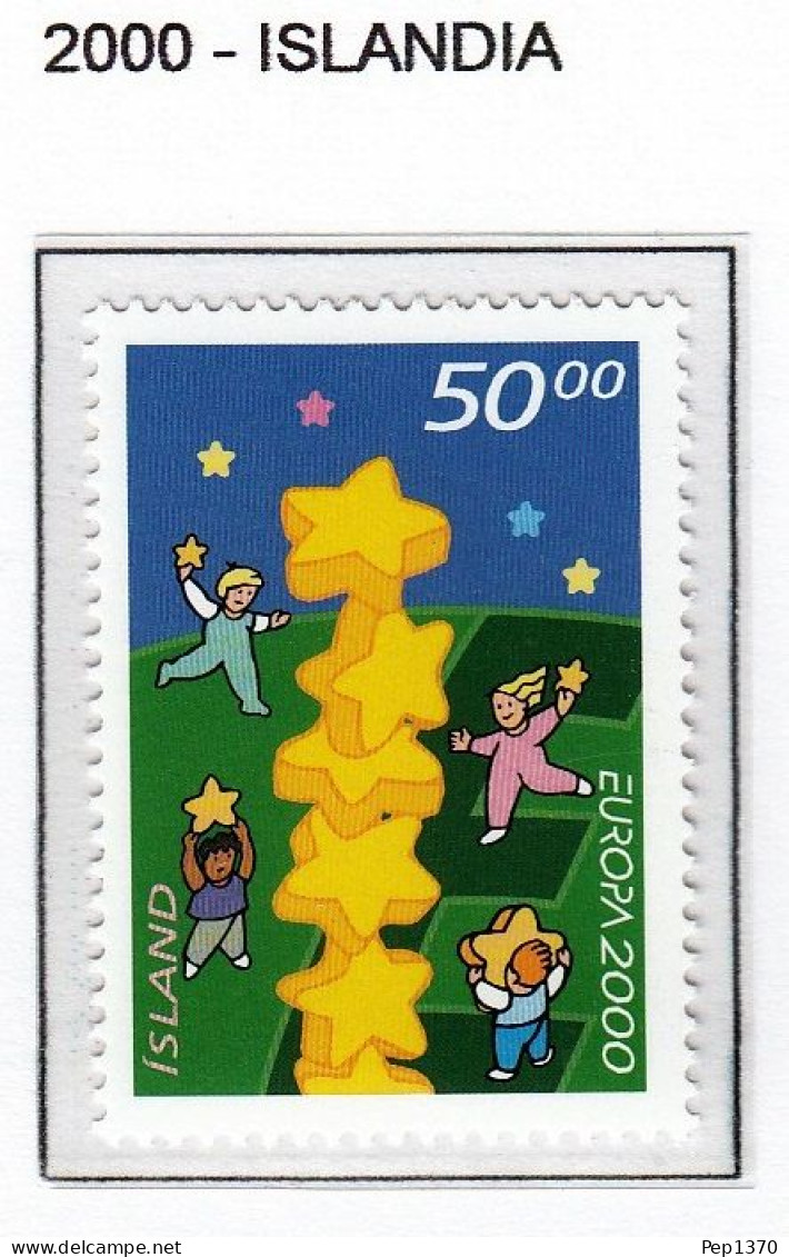 ISLANDIA 2000 - ICELAND - TEMA EUROPA - 1 SELLO** - 2000