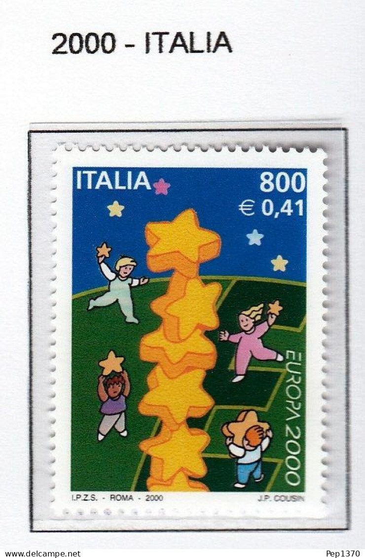 ITALIA 2000 - TEMA EUROPA - 1 SELLO** - 2000