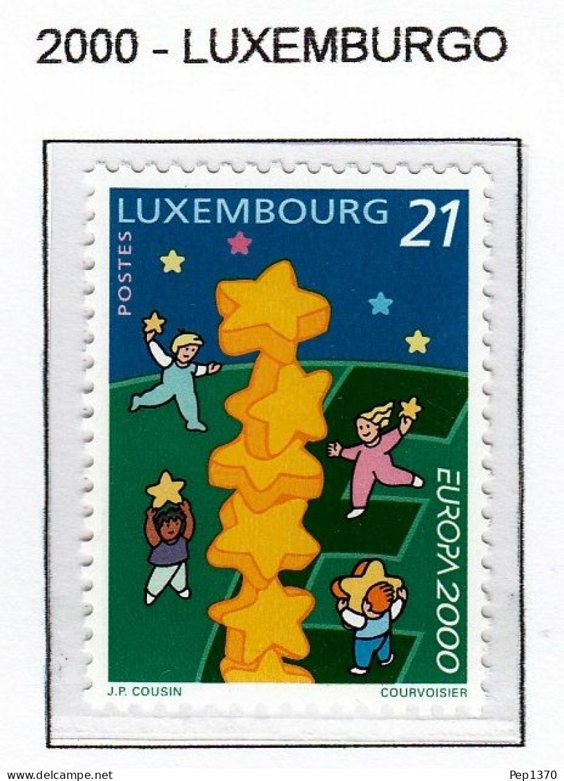 LUXEMBURGO 2000 - LUXEMBOURG - TEMA EUROPA - 1 SELLO** - 2000