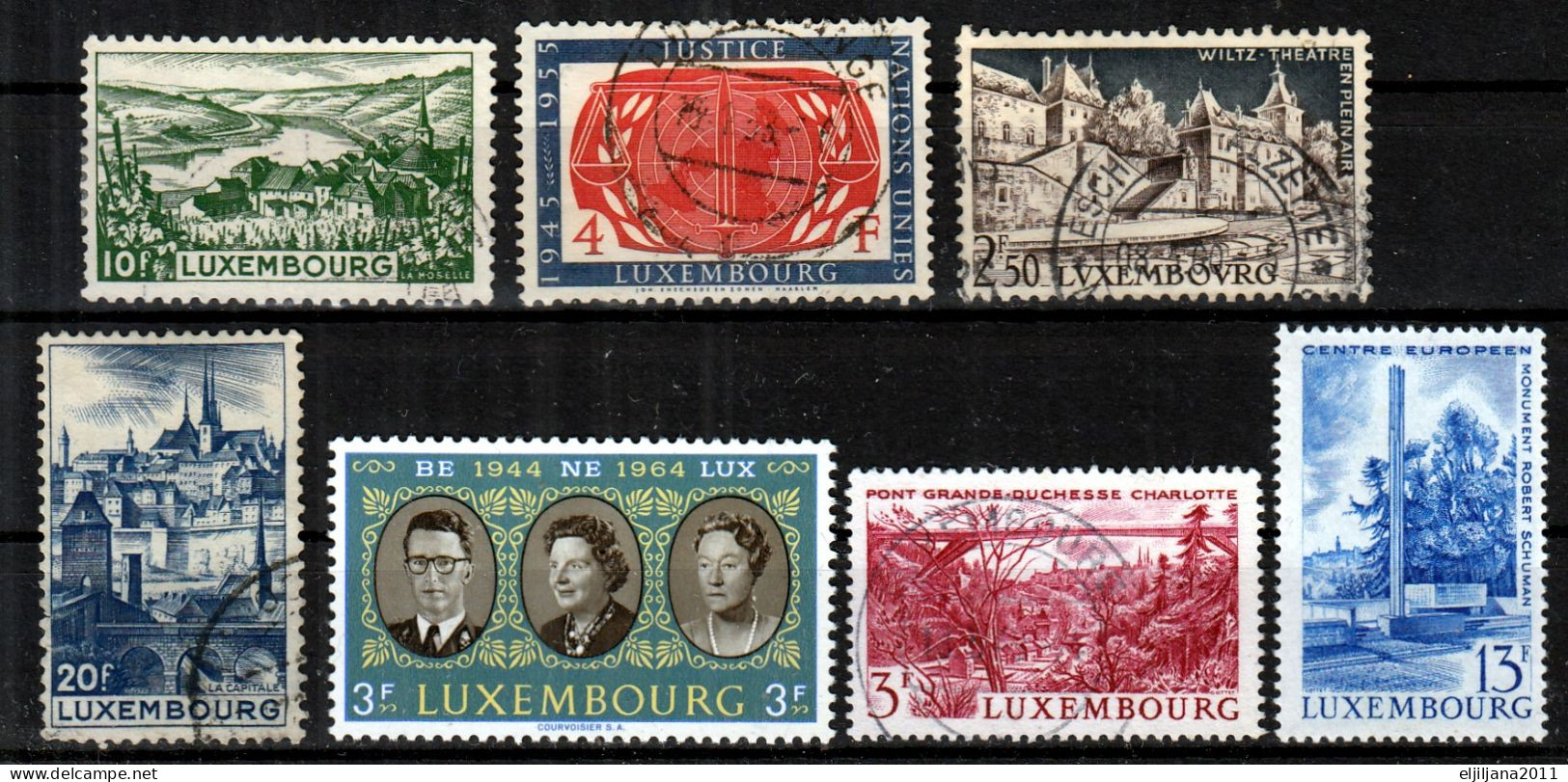 ⁕ LUXEMBOURG 1921 - 1976 ⁕ Nice Collection / Lot ⁕ 34v Used & MH ⁕ See Scan - Collections