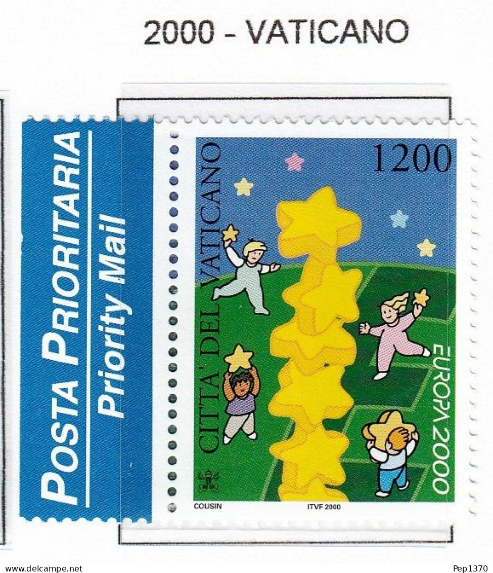 VATICANO 2000 - TEMA EUROPA - 1 SELLO** - 2000